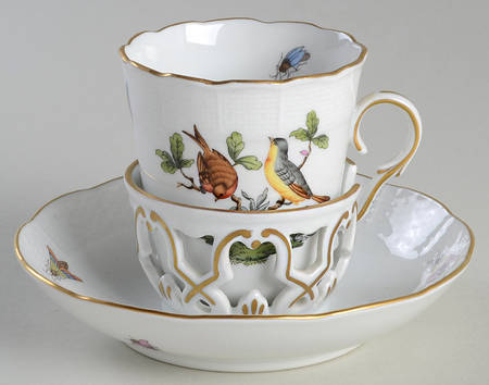 Rothschild Bird (RO) Trembleuse Cup & Saucer Set