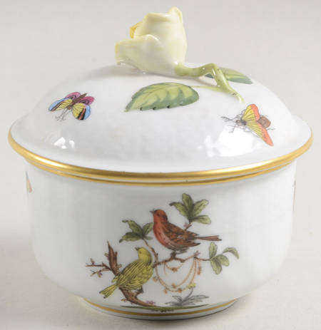 Rothschild Bird (RO) Mini Sugar Bowl & Lid
