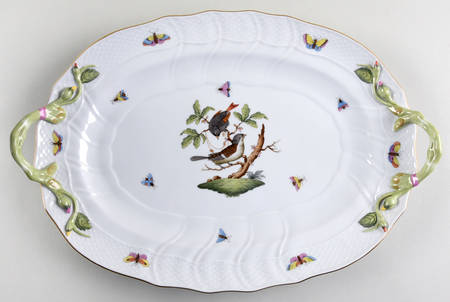 Rothschild Bird (RO) 15" Oval Handled Platter