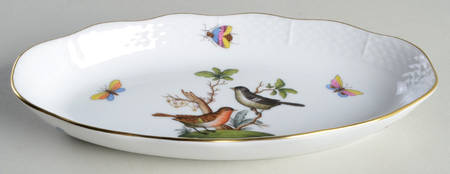 Rothschild Bird (RO) 8" Oval Tray