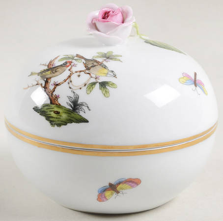 Rothschild Bird (RO) 4" Round Box & Lid