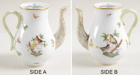 Rothschild Bird (RO) Individual Coffee Pot No Lid