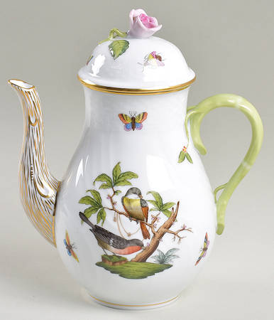 Rothschild Bird (RO) Coffee Pot & Lid