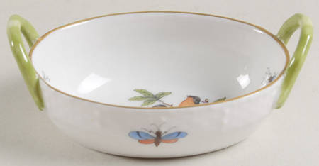 Rothschild Bird (RO) 2" Small Oval Handled Basket