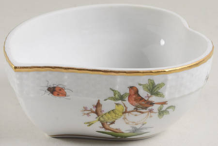 Rothschild Bird (RO) 3" Heart Shape Box No Lid