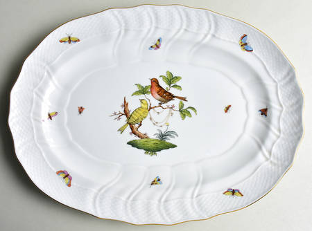 Rothschild Bird (RO) 15" Oval Serving Platter
