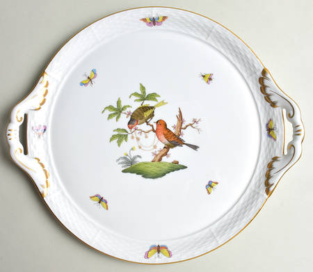 Rothschild Bird (RO) 11" Round Handled Tray