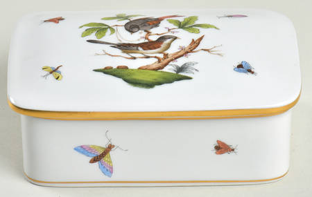 Rothschild Bird (RO) Cigarette Box & Lid