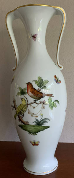 Rothschild Bird (RO) 13" Handled Vase