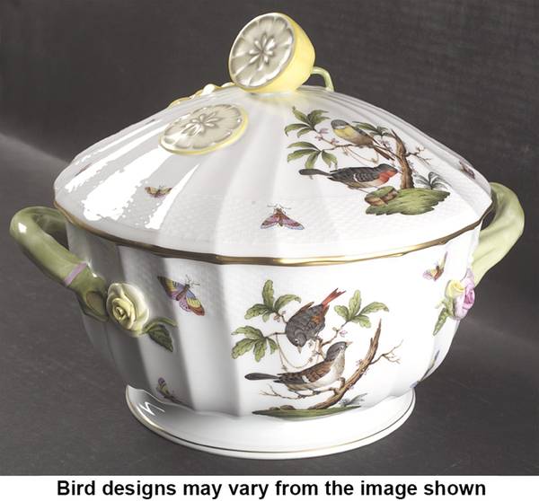 Rothschild Bird (RO) 4 Qt Tureen & Lid