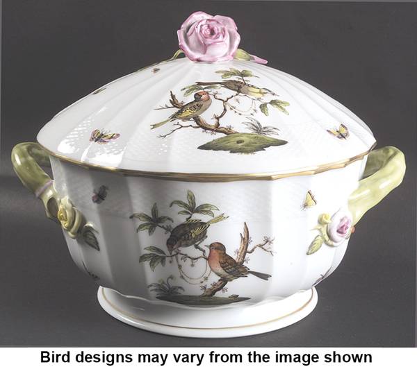 Rothschild Bird (RO) 4 Qt Tureen & Lid