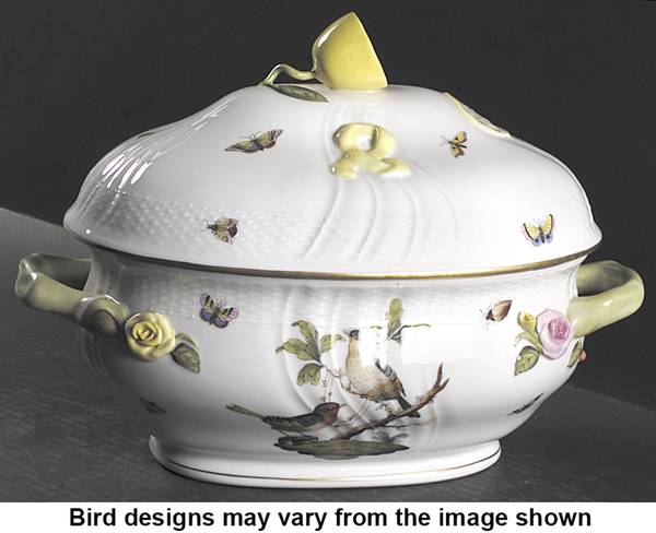 Rothschild Bird (RO) Oval Tureen & Lid