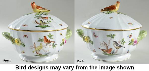 Rothschild Bird (RO) Tureen & Lid