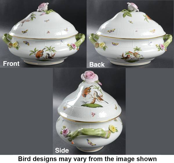 Rothschild Bird (RO) Oval Tureen & Lid