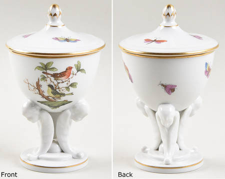 Rothschild Bird (RO) Round Trinket Box & Lid