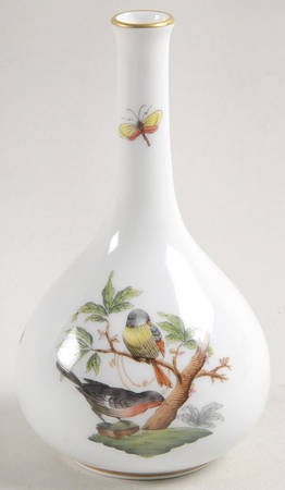 Rothschild Bird (RO) 5" Bud Vase by Herend