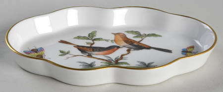 Rothschild Bird (RO) 5" Scalloped Tray