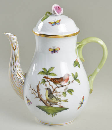 Rothschild Bird (RO) Coffee Pot & Lid