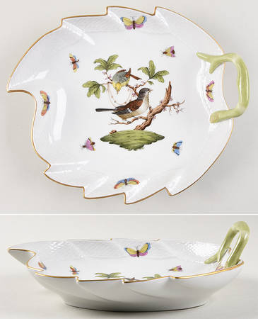 Rothschild Bird (RO) 9" Leaf Dish
