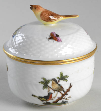 Rothschild Bird (RO) Mini Sugar Bowl & Lid