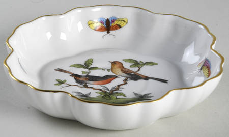 Rothschild Bird (RO) 5" Melon Bowl by Herend
