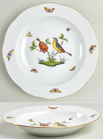 Rothschild Bird (RO) Large Rim Soup Bowl