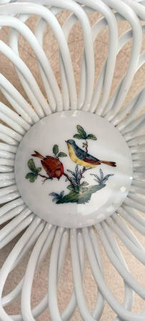 Rothschild Bird (RO) 5" Round Open Weave Basket