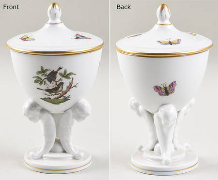 Rothschild Bird (RO) Round Trinket Box & Lid