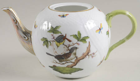Rothschild Bird (RO) Teapot No Lid