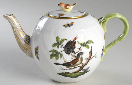Rothschild Bird (RO) Teapot & Lid