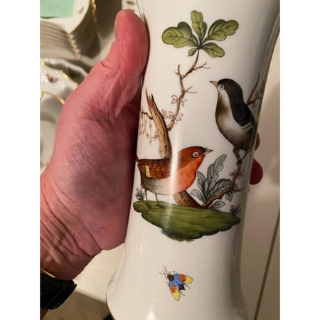 Rothschild Bird (RO) 8" Flared Vase