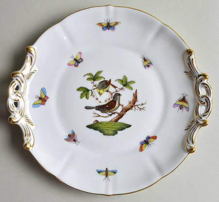 Rothschild Bird (RO) Handled Round Dish