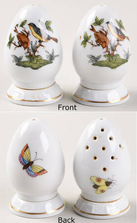 Rothschild Bird (RO) Salt & Pepper Set with Ceramic Stoppers