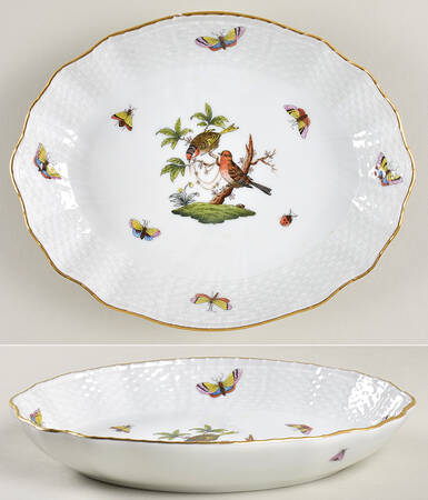 Rothschild Bird (RO) 8" Oval Vegetable Bowl