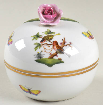 Rothschild Bird (RO) 3" Round Box & Lid