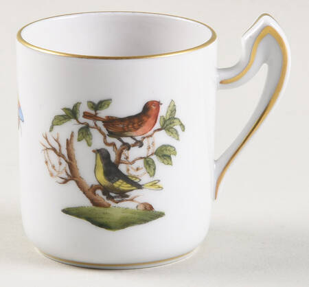 Rothschild Bird (RO) Flat Demitasse Cup