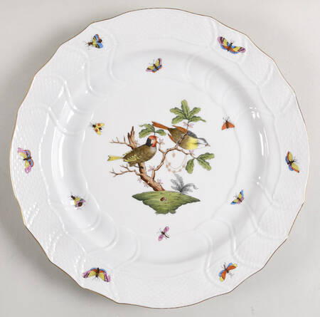 Rothschild Bird (RO) 12" Chop Plate (Round Platter) by Herend