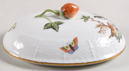 Rothschild Bird (RO) Lid for Oval Candy Box