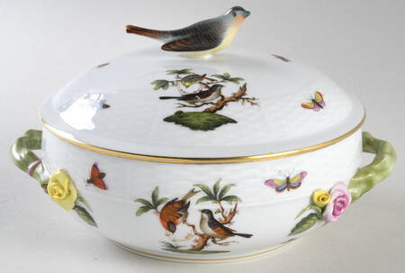 Rothschild Bird (RO) Small Round Covered Vegetable