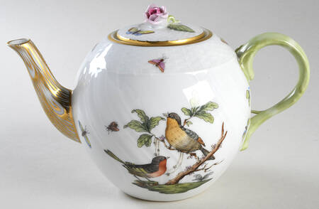 Rothschild Bird (RO) Teapot & Lid