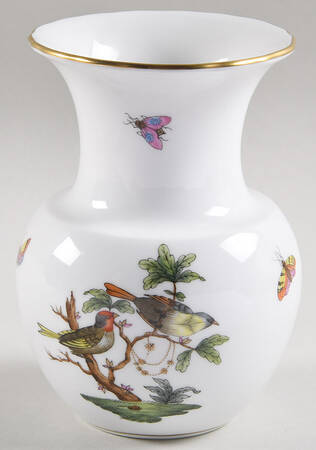 Rothschild Bird (RO) 5" Vase by Herend