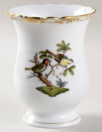 Rothschild Bird (RO) 5" Embossed Vase