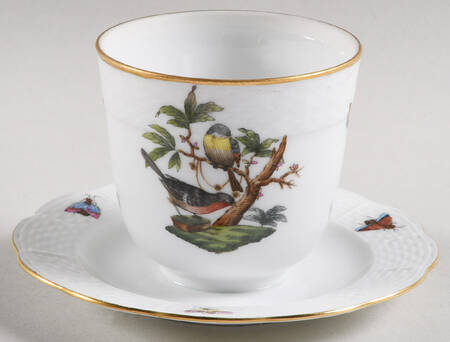 Rothschild Bird (RO) Jam/Jelly w/Attached Underplate No Lid