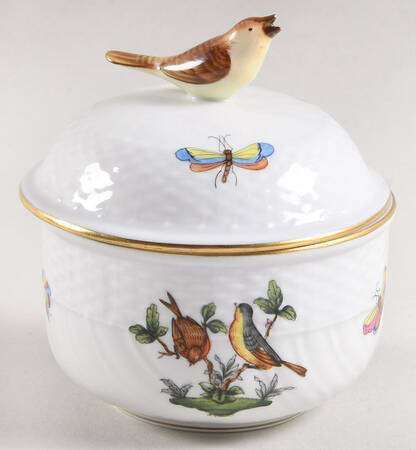 Rothschild Bird (RO) Mini Sugar Bowl & Lid
