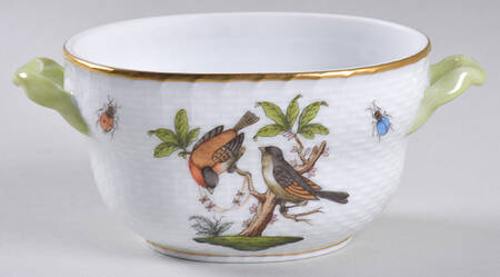 Rothschild Bird (RO) 4" Oval Bon Bon No Lid