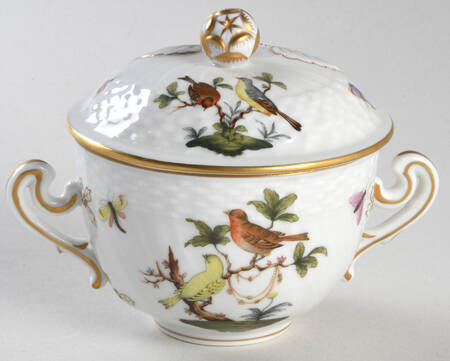 Rothschild Bird (RO) Cream Soup Bowl & Lid Set