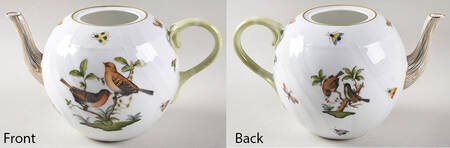 Rothschild Bird (RO) Teapot No Lid