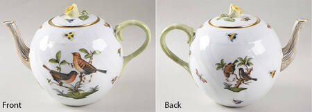 Rothschild Bird (RO) Teapot & Lid by Herend