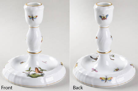 Rothschild Bird (RO) 5" Candlestick by Herend