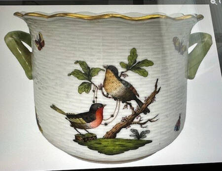 Rothschild Bird (RO) 5" Cachepot